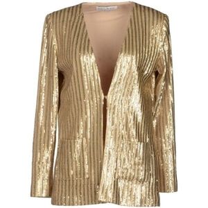 Women's Sequin golden blazer S